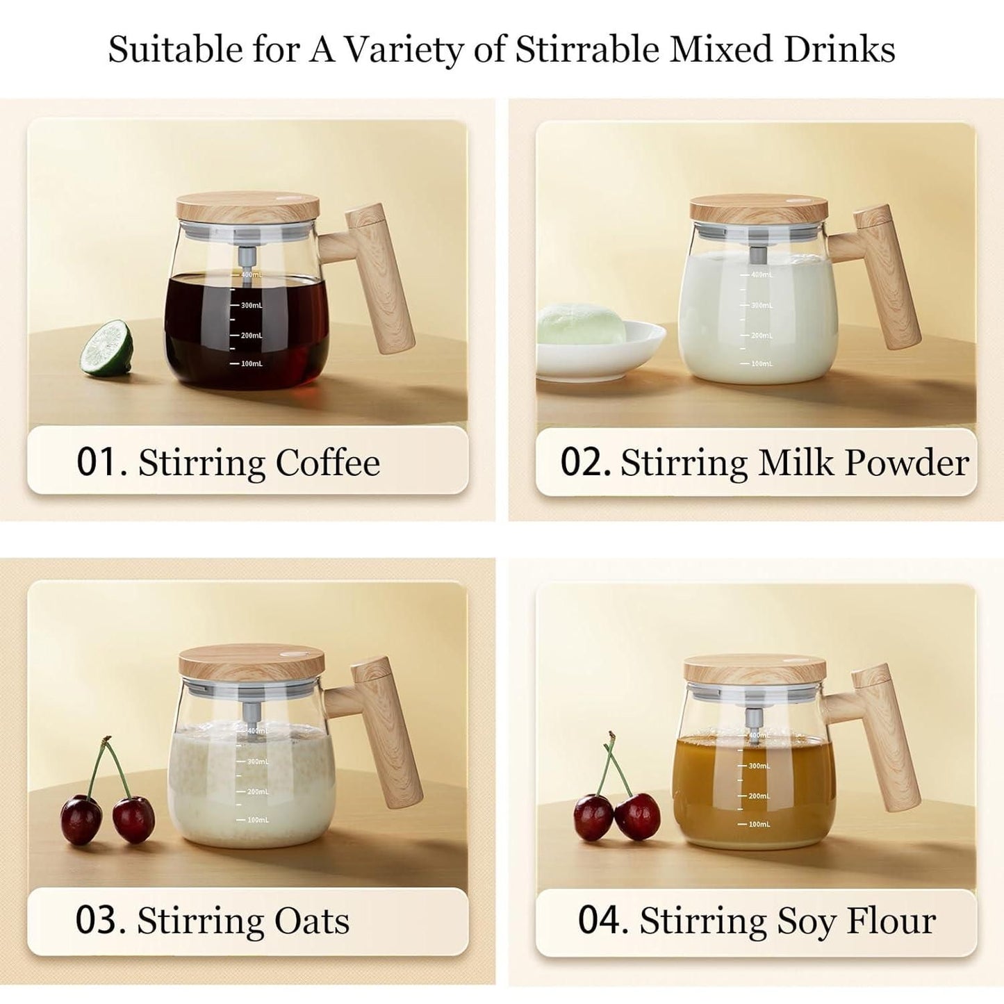 Automatic Coffee Mixing Cup